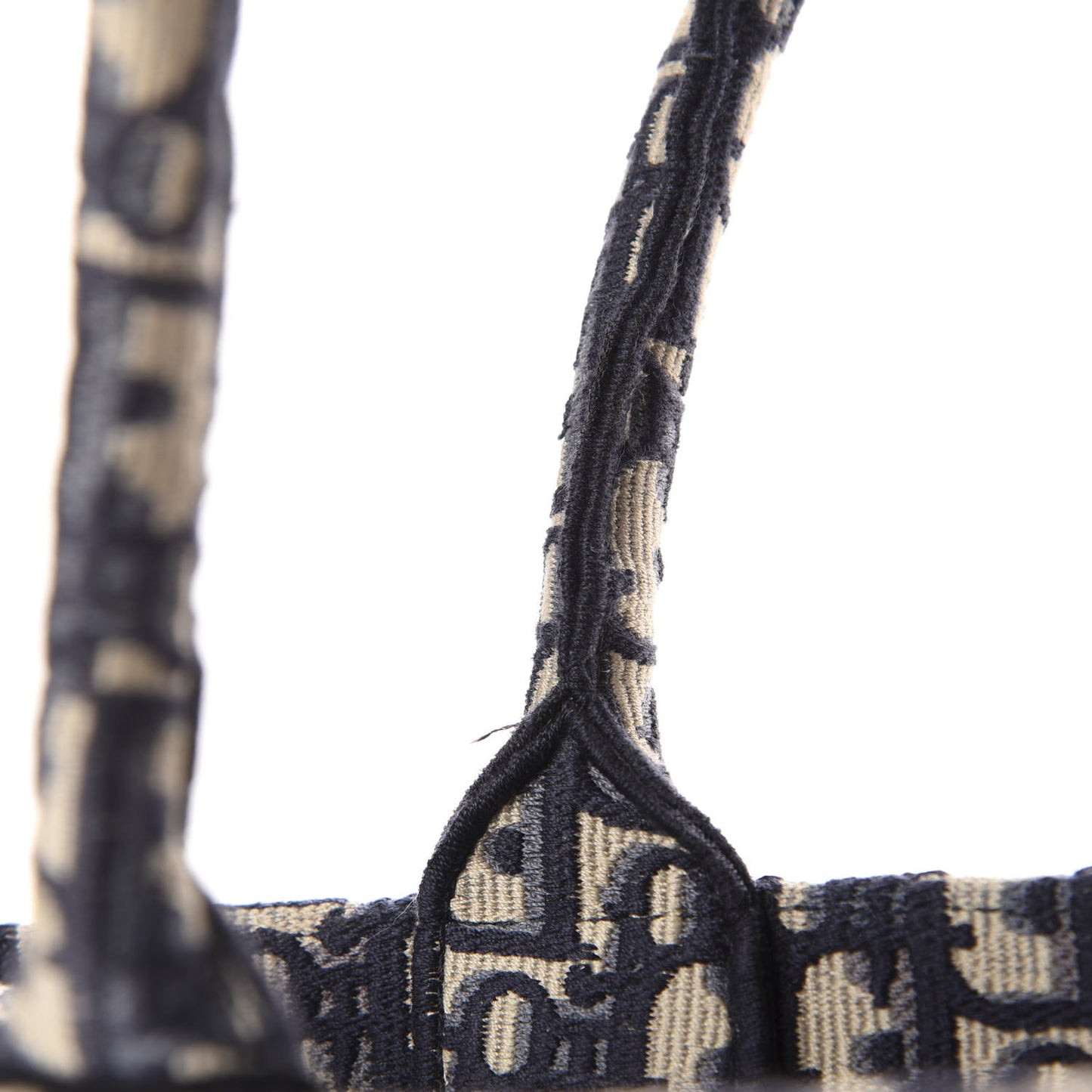 Oblique Book Tote Blue Multicolor