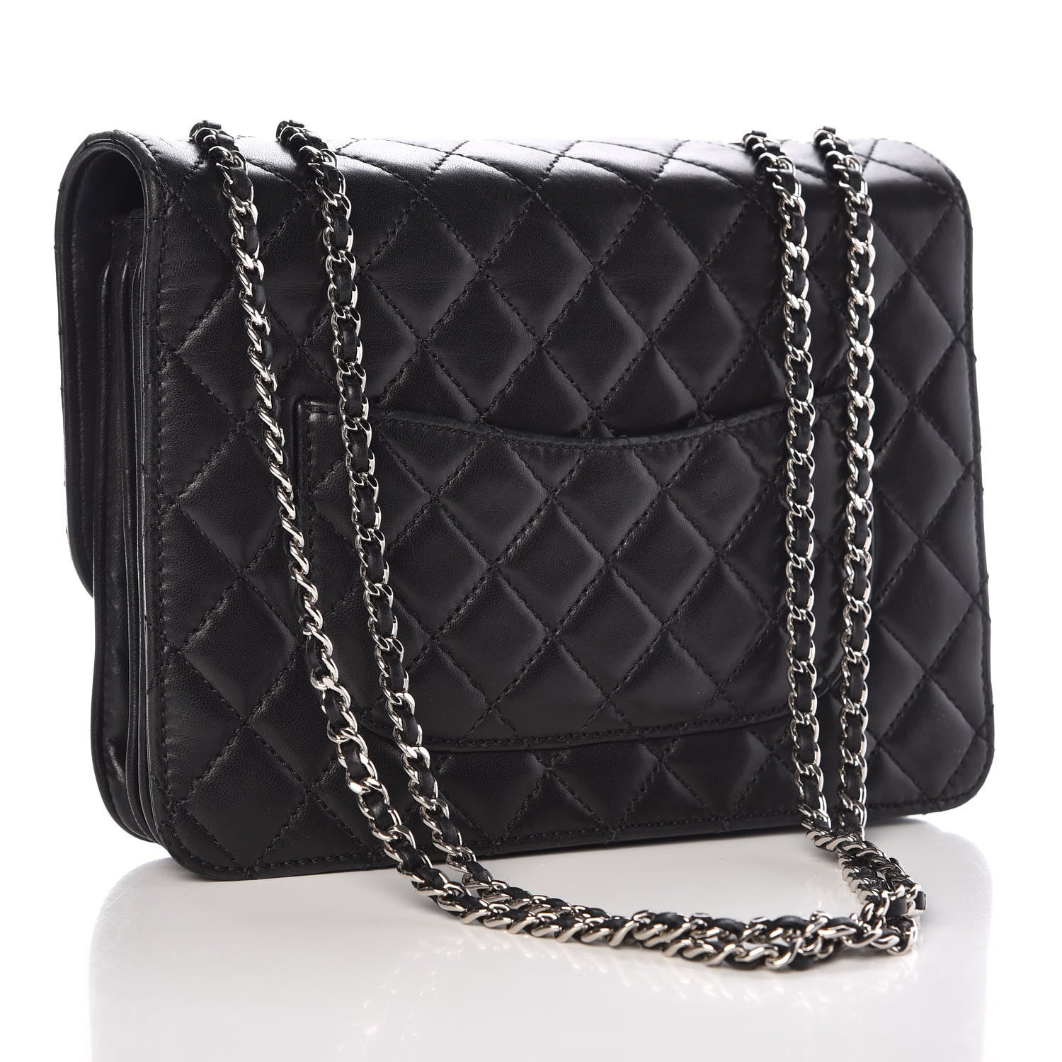 Chanel Lambskin Quilted Flap Black 3 of 10