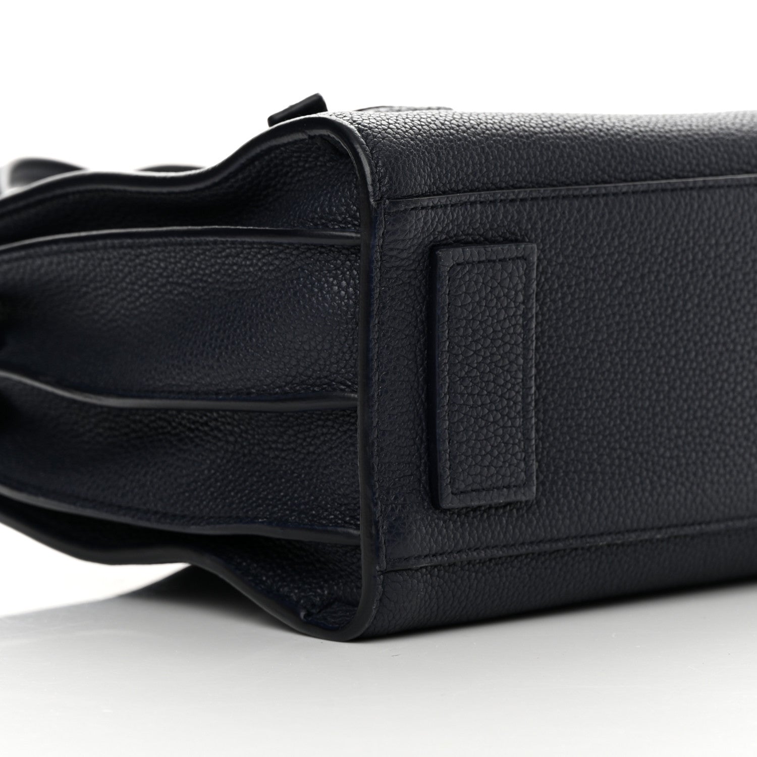 Saint Laurent Grained Calfskin Baby Supple Sac De Jour Navy 9 of 12