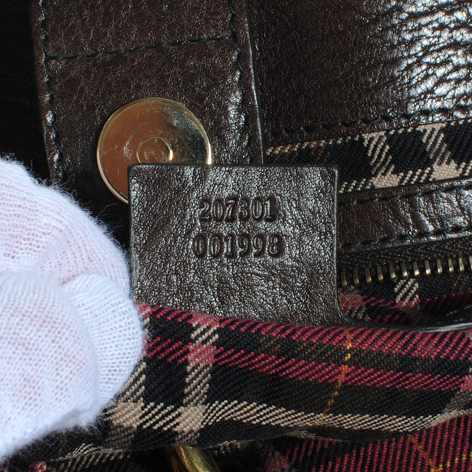 Gucci Crystal Monogram Medium Babouska Tote 7 of 8