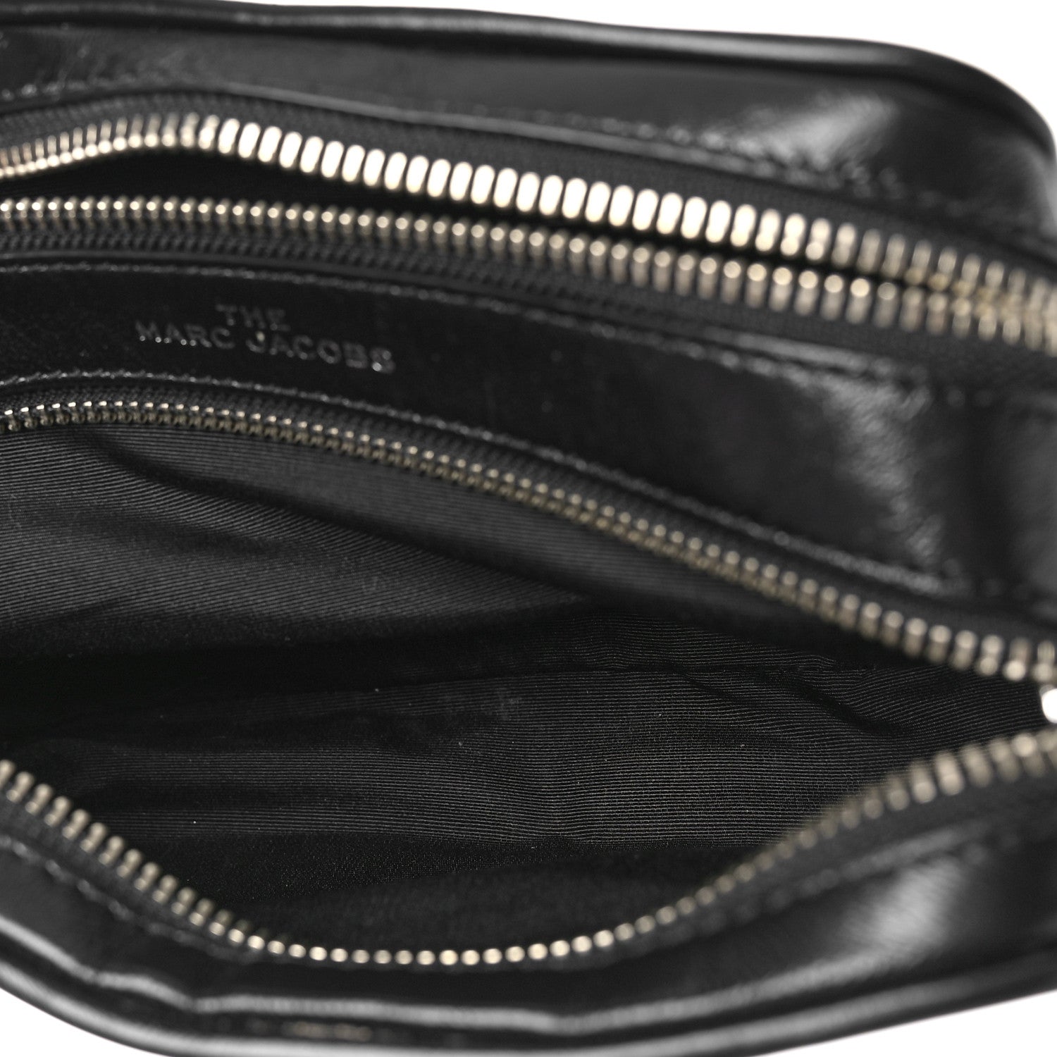 Marc Jacobs Natural Grain Calfskin Quilted The Softshot 21 Bag Black 6 of 9