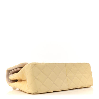 Chanel Patent Quilted Jumbo Double Flap Light Pink 4 of 14