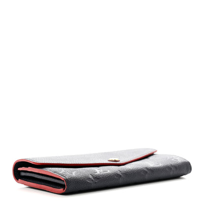 Louis Vuitton Empreinte Sarah Wallet NM Marine Rouge 4 of 7
