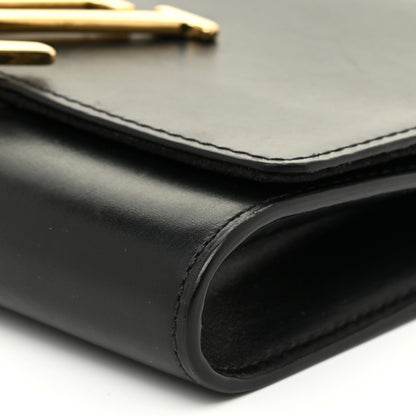 Louis Vuitton Calfskin Chain Louise MM Black 9 of 18