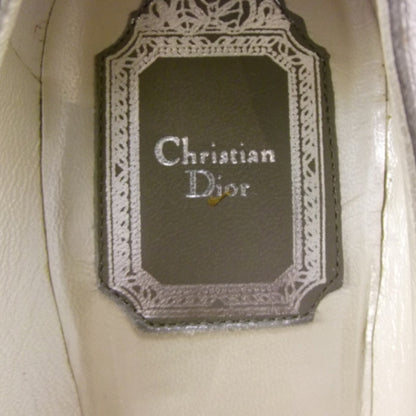 Christian Dior Satin Anniversary Bow Pumps 35.5 Grey 7 of 7