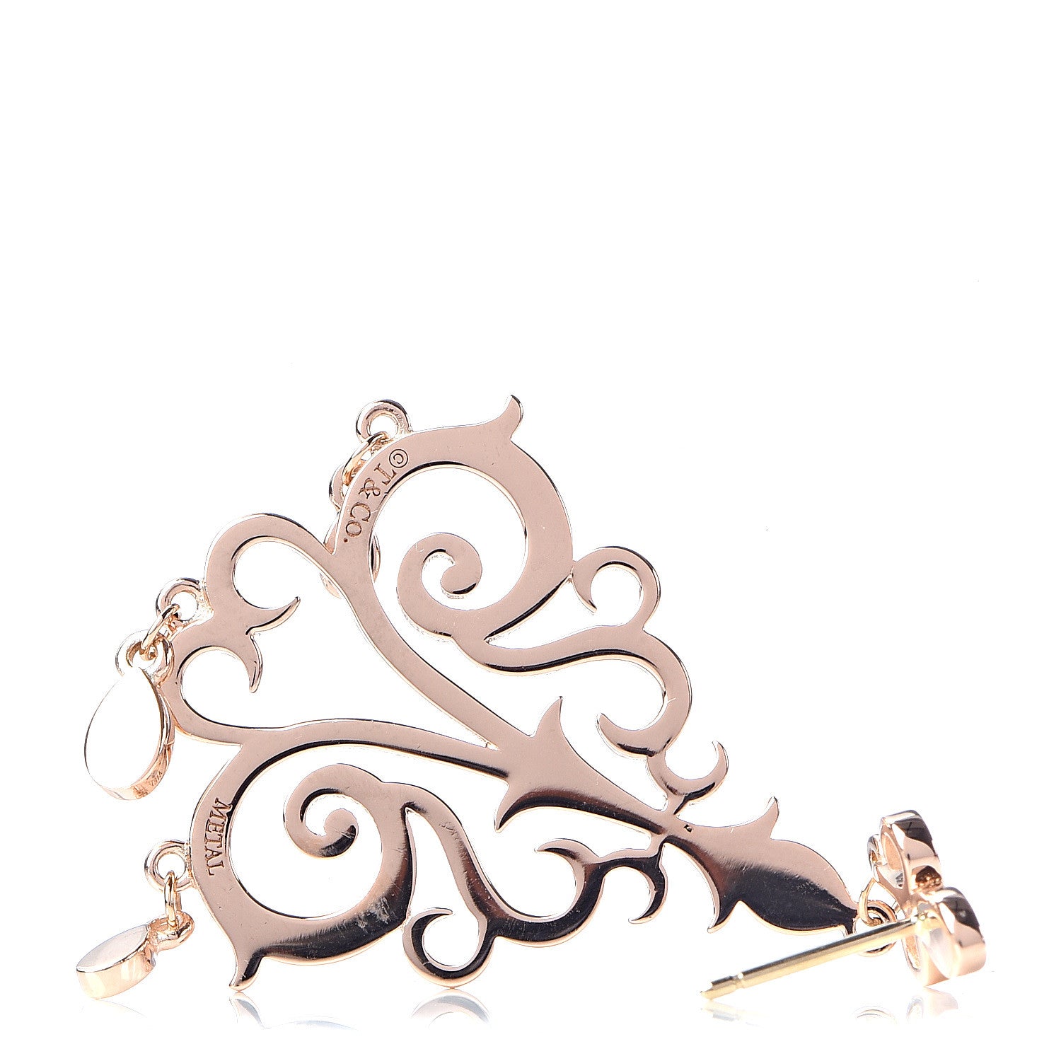 Tiffany Rubedo Metal Enchant Chandelier Earrings 4 of 4