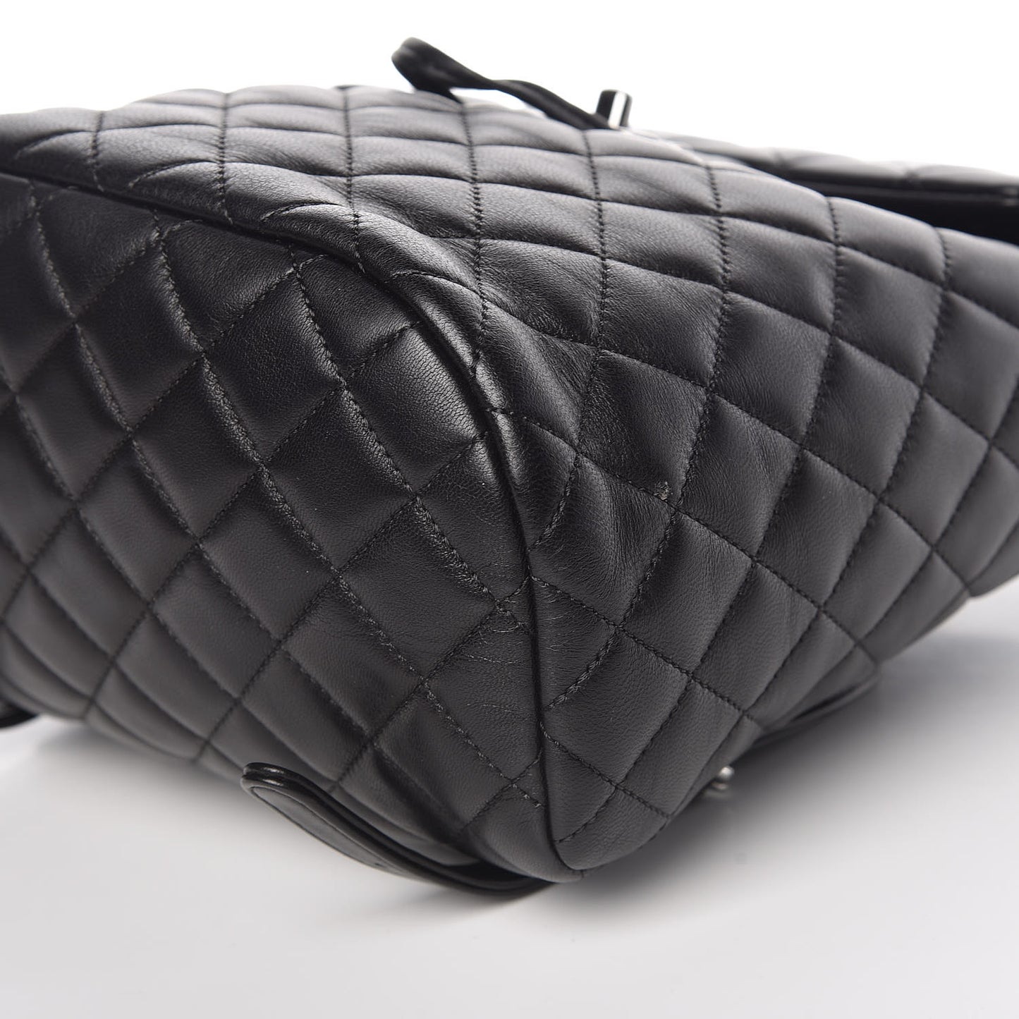 Lambskin Quilted Small Urban Spirit Backpack Black