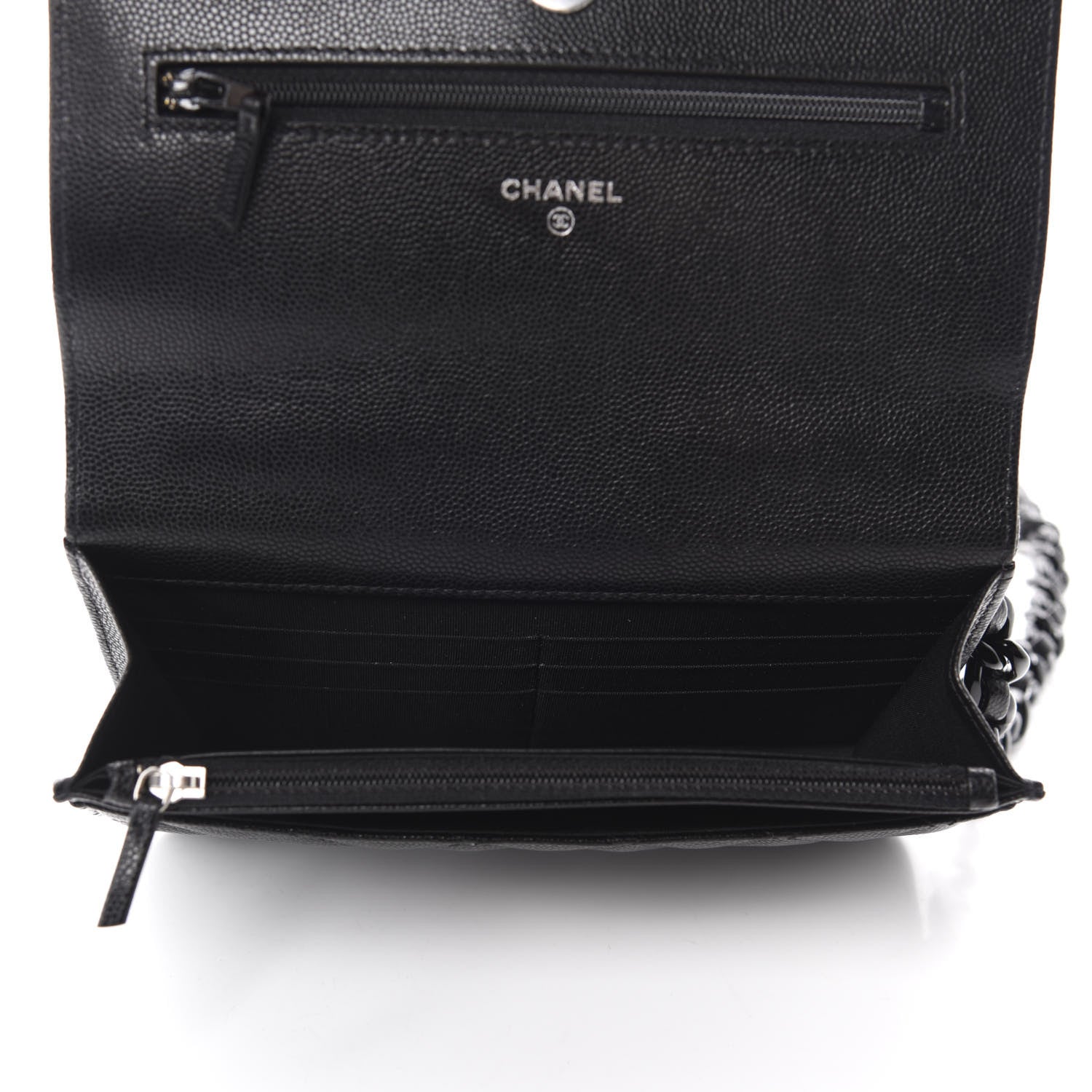 Chanel Caviar Quilted My Everything Wallet On Chain WOC Black 5 of 12