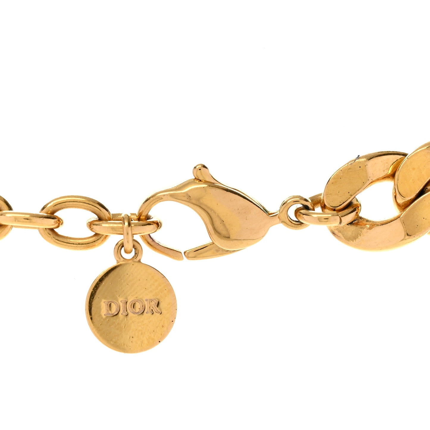 Metal Danseuse Etoile Chain Choker Necklace Gold