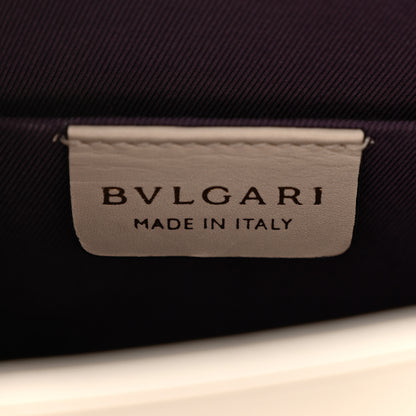 Bulgari Calfskin Small Serpenti Forever Snake Strap Crossbody Bag Grey 6 of 10