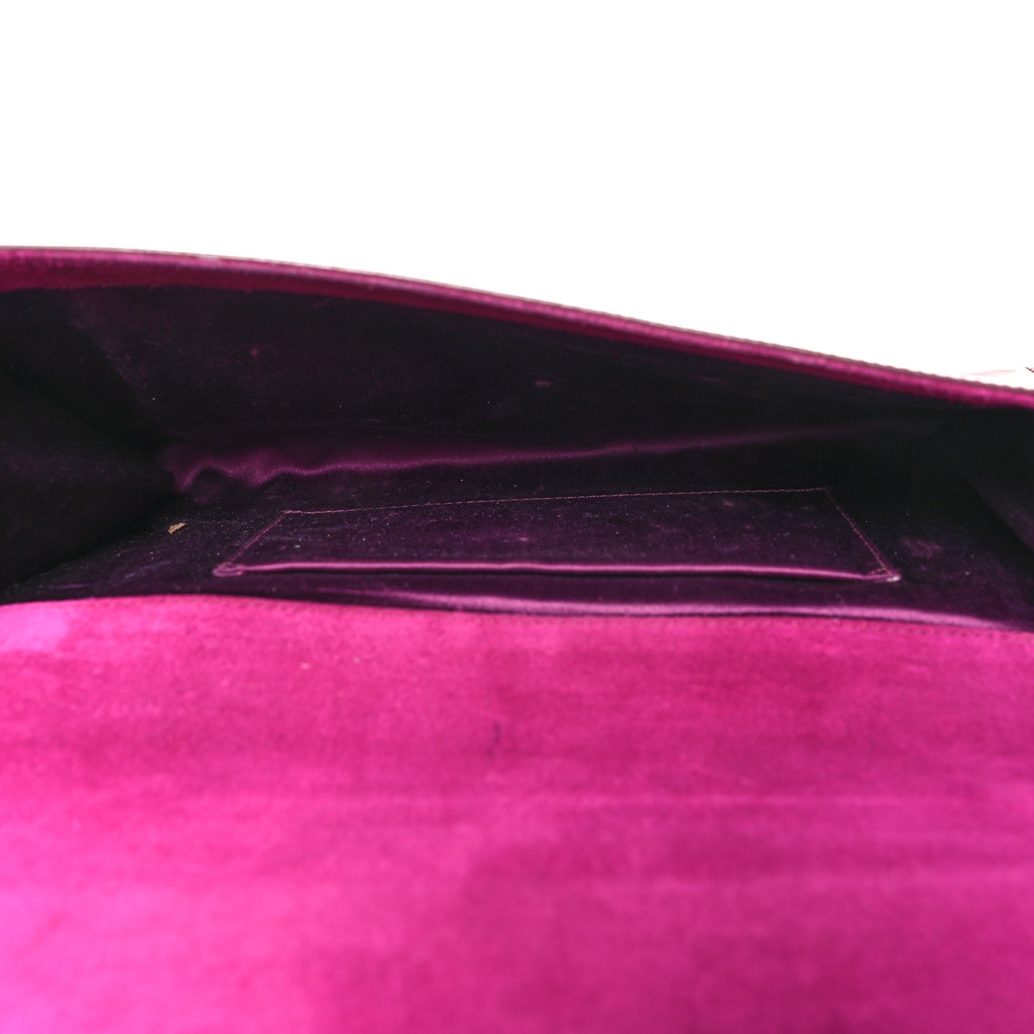 Saint Laurent Textured Patent Large Belle De Jour Clutch Purple 5 of 14
