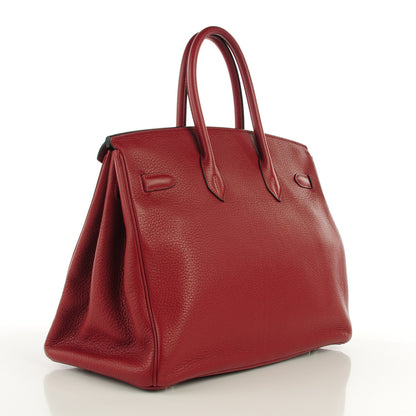 Hermes Togo Birkin 35 Rouge H 3 of 15