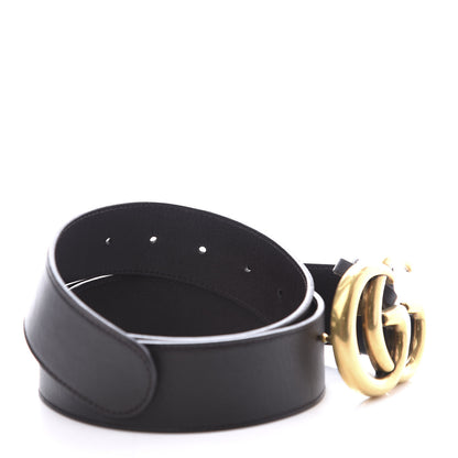 Gucci Calfskin Double G 40mm Belt 90 36 Black 4 of 6