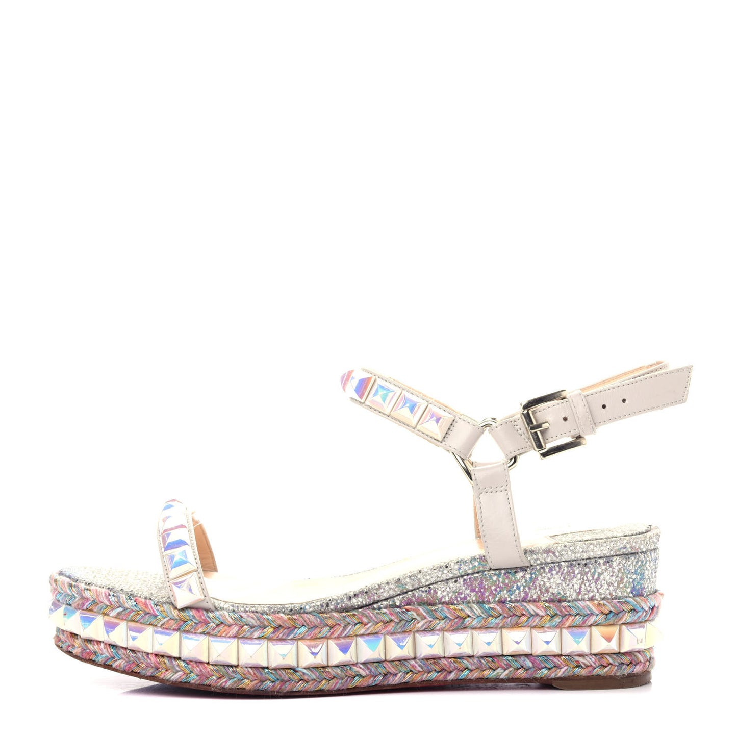 Glitter Luminor Cataclou 60 Platform Sandals 37 Navy Dark Gun