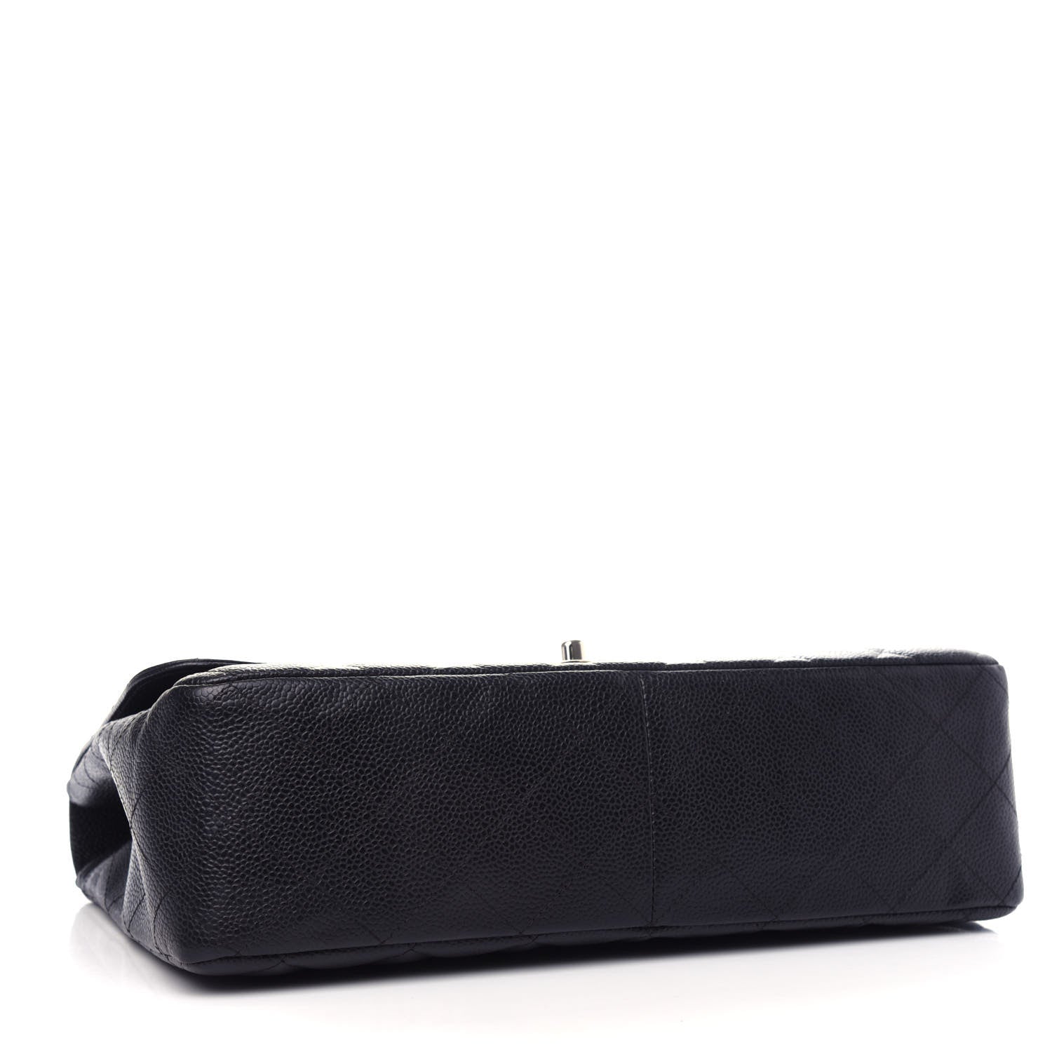 Chanel Caviar Quilted Jumbo Single Flap Black 5 of 12