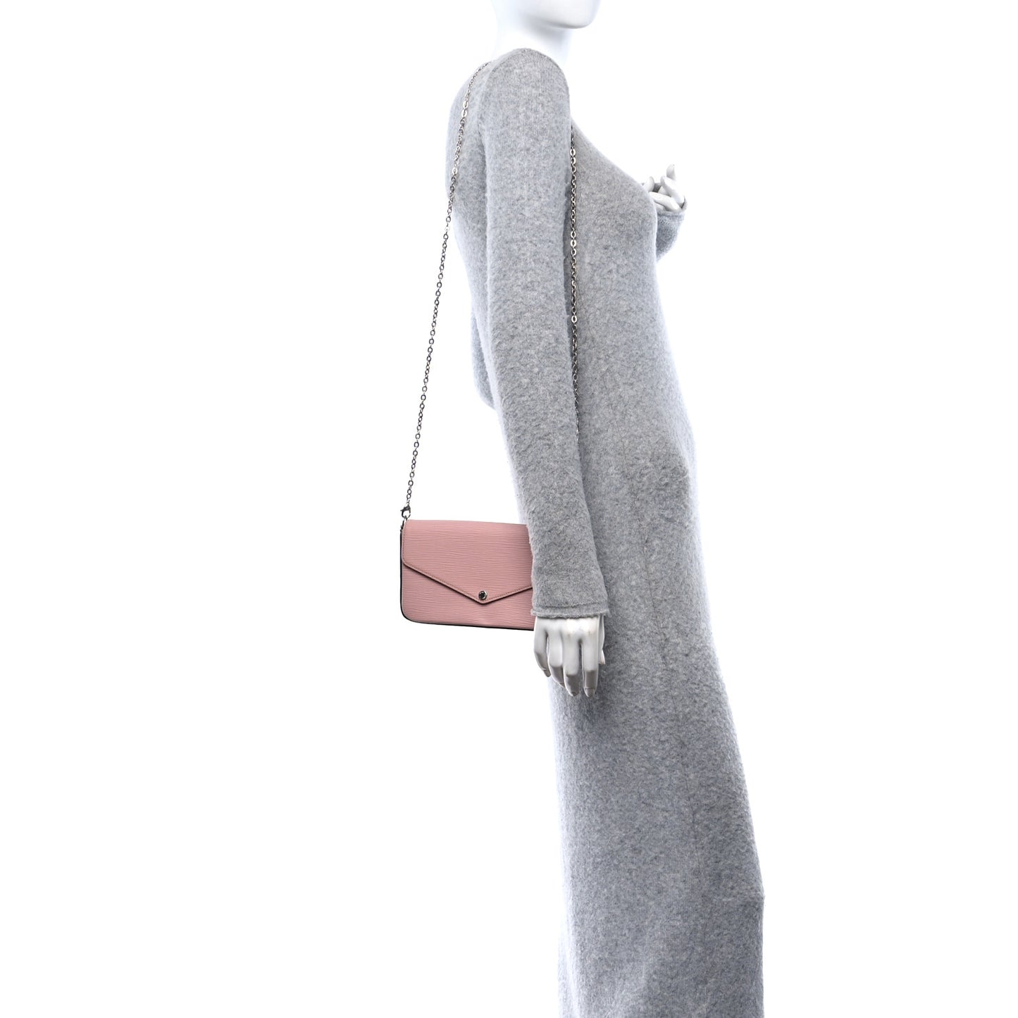 Epi Pochette Felicie Rose Ballerine
