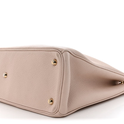 Christian Dior Bullcalf Large Diorissimo Tote Rose Poudre 10 of 19