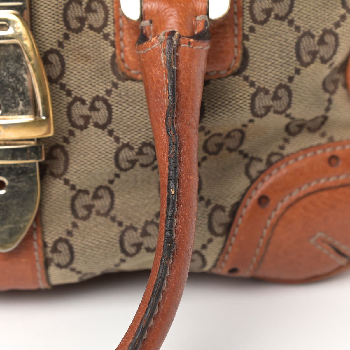 Monogram Glam Boston Tote Orange
