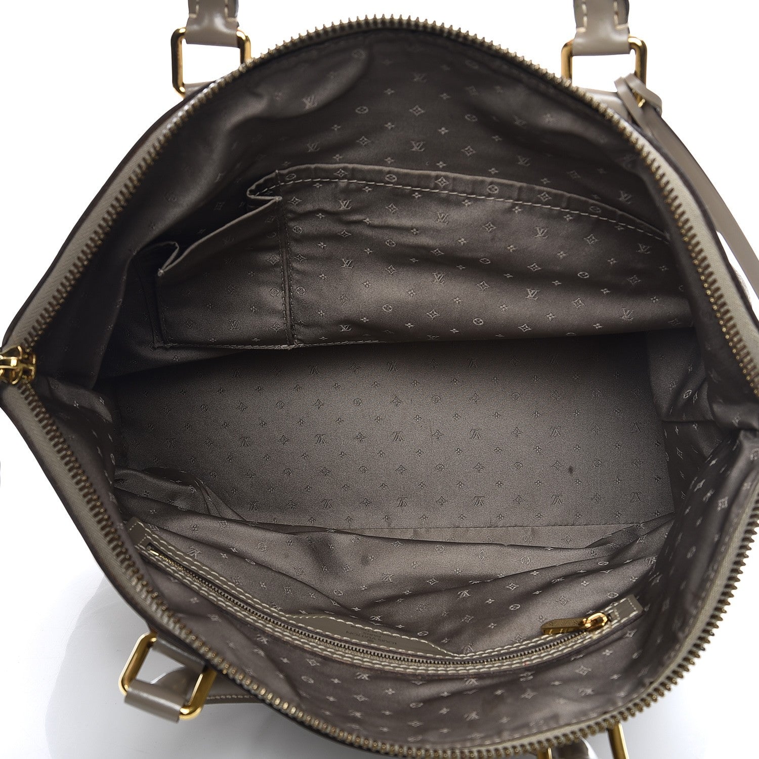 Louis Vuitton Suhali Lockit MM Greige 5 of 25