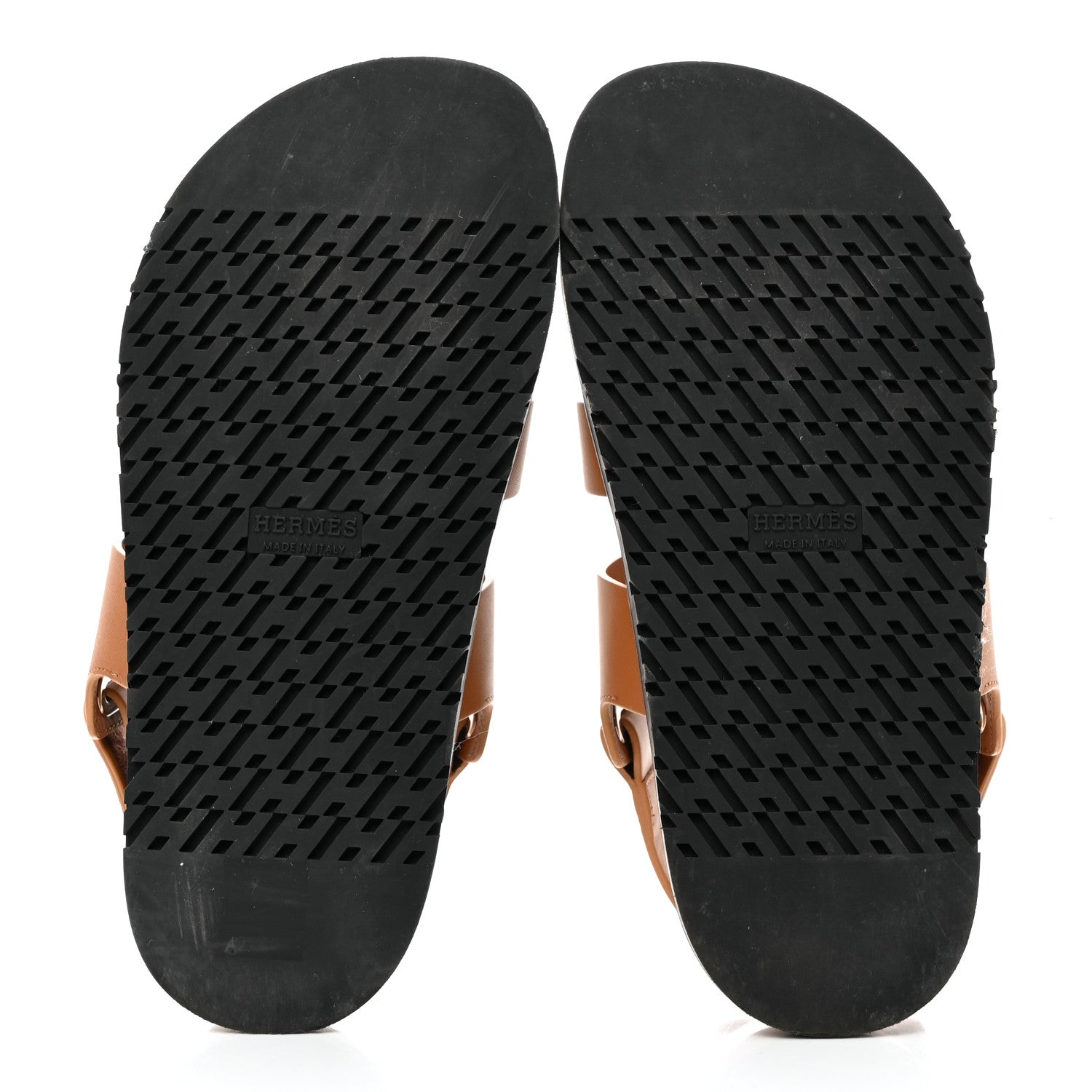 Hermes Calfskin Womens Takara Sandals 36.5 Gold 5 of 8