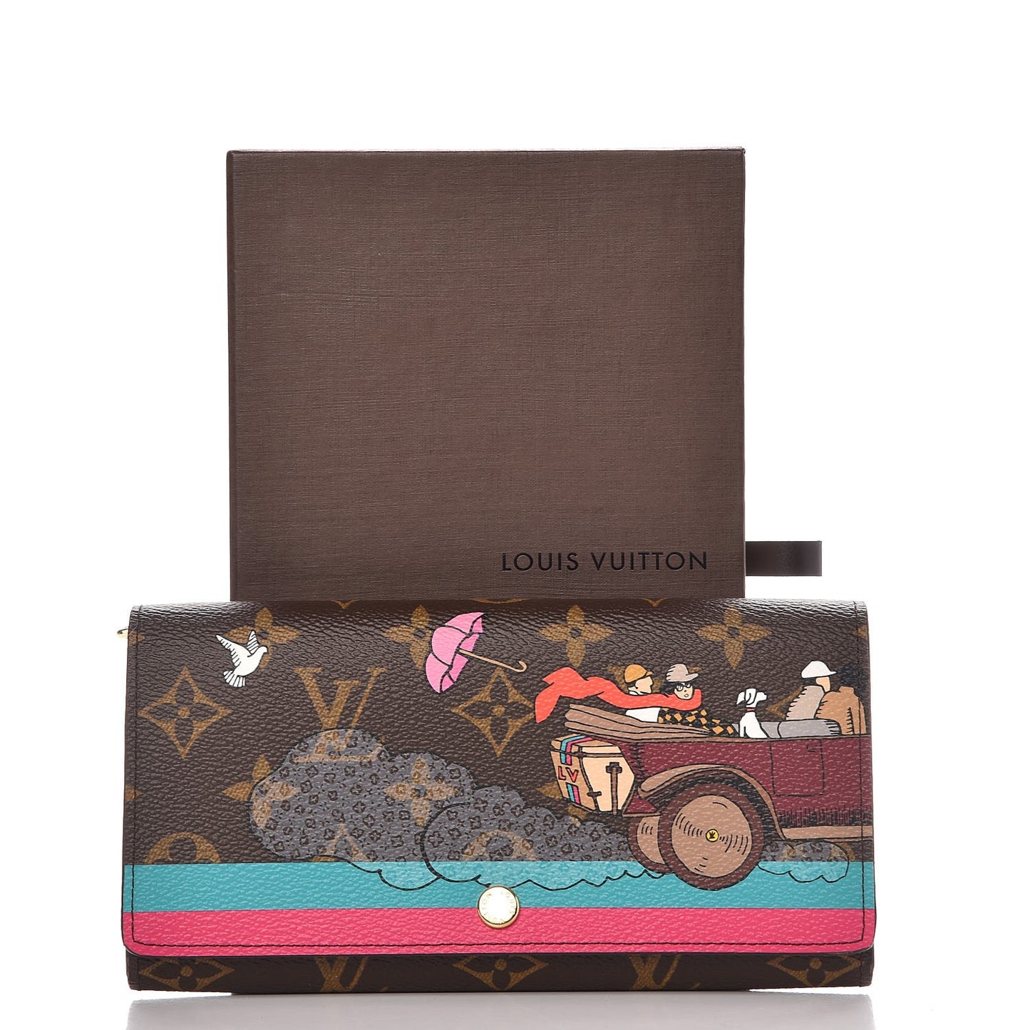 Monogram 2015 Christmas Animation Sarah Wallet Hibiscus