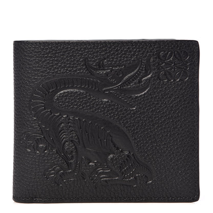 Loewe Calfskin Bi-fold Animals Wallet Black 1 of 8