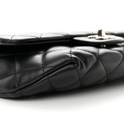 Chanel Calfskin Quilted CC Uniform Flap Belt Bag Black 9 of 10