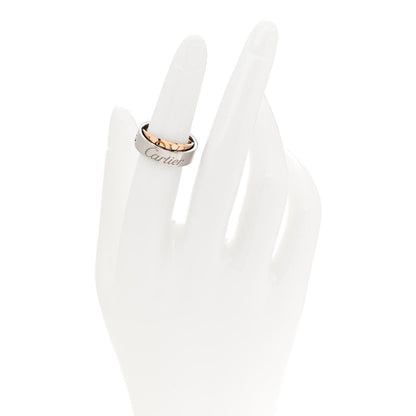 Cartier 18K White Pink Gold 5.5mm Astro LOVE Ring 48 4.5 2 of 4