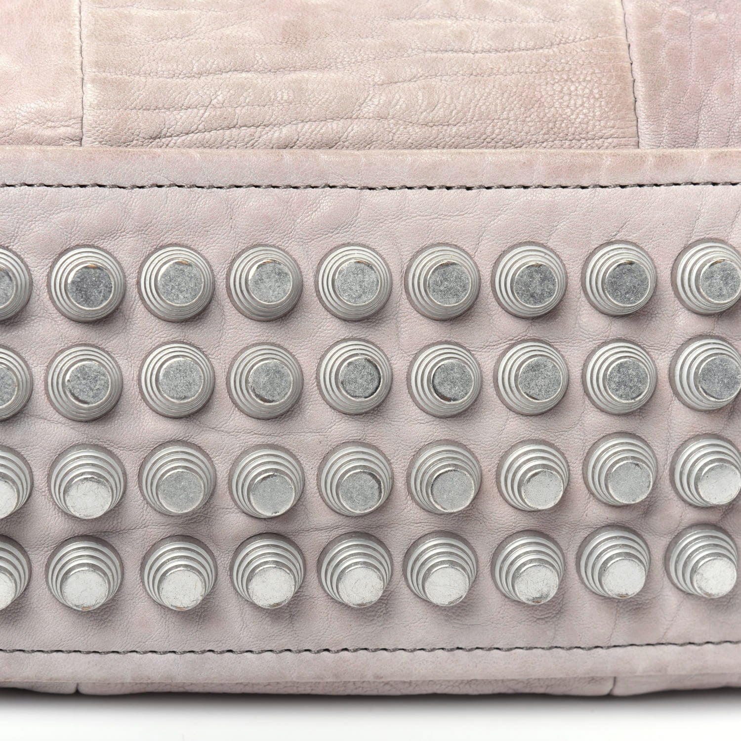 Alexander Wang Pebbled Lambskin Rocco Silver Hardware Grey 25 of 27
