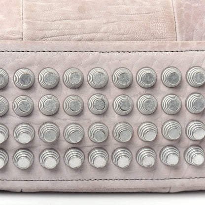 Alexander Wang Pebbled Lambskin Rocco Silver Hardware Grey 25 of 27