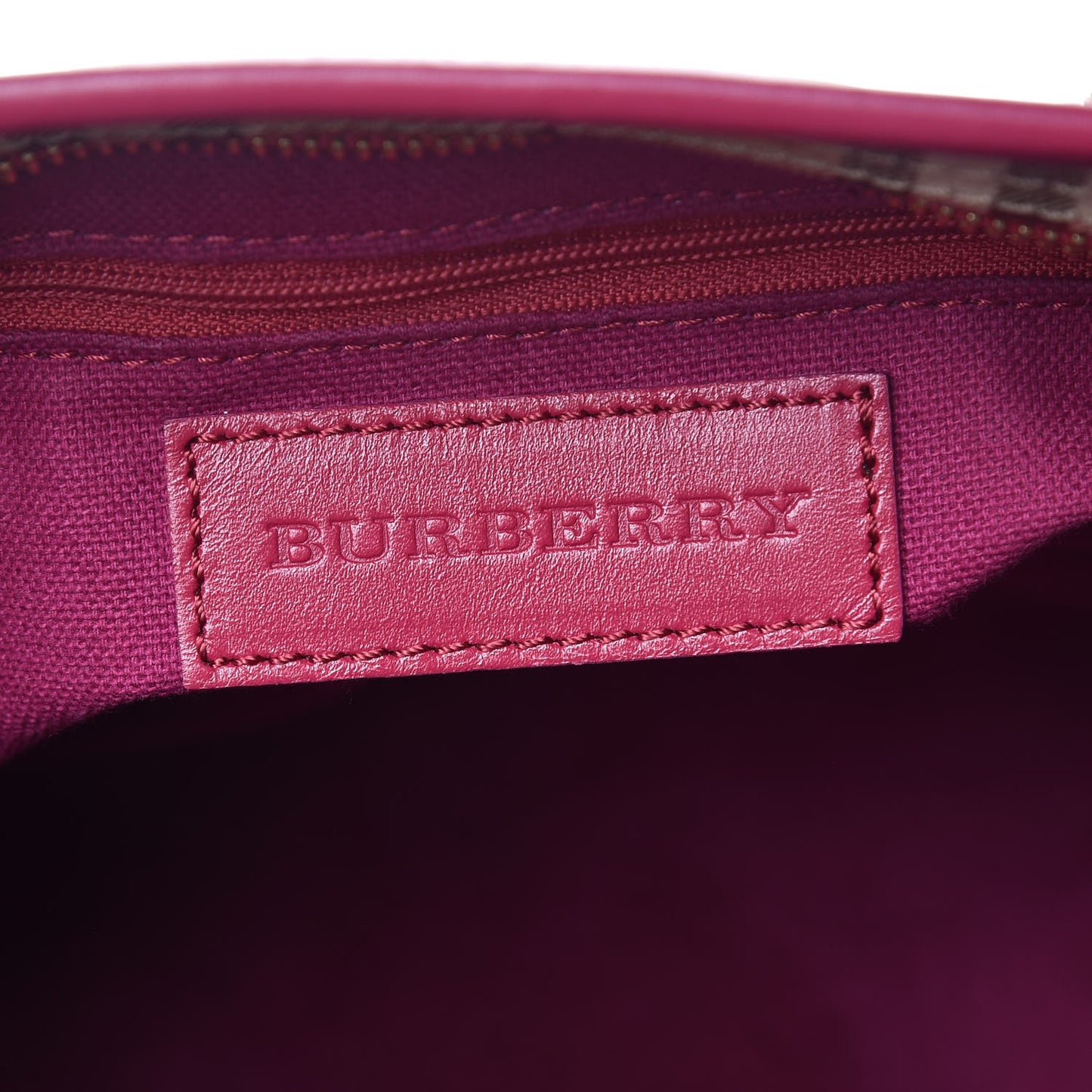 Haymarket Check Medium Regent Tote Dark Pink