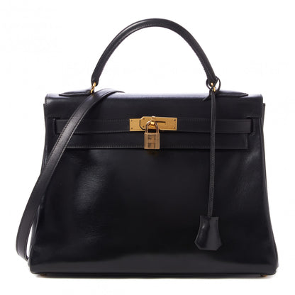 Hermes Box Kelly Retourne 32 Black 1 of 28