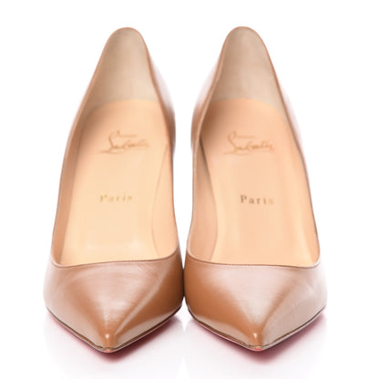 Christian Louboutin Kid Apostrophy 85 Pumps 39.5 Nude 2 of 8