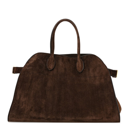 The Row Suede Soft Margaux 15 Mocha 1 of 9