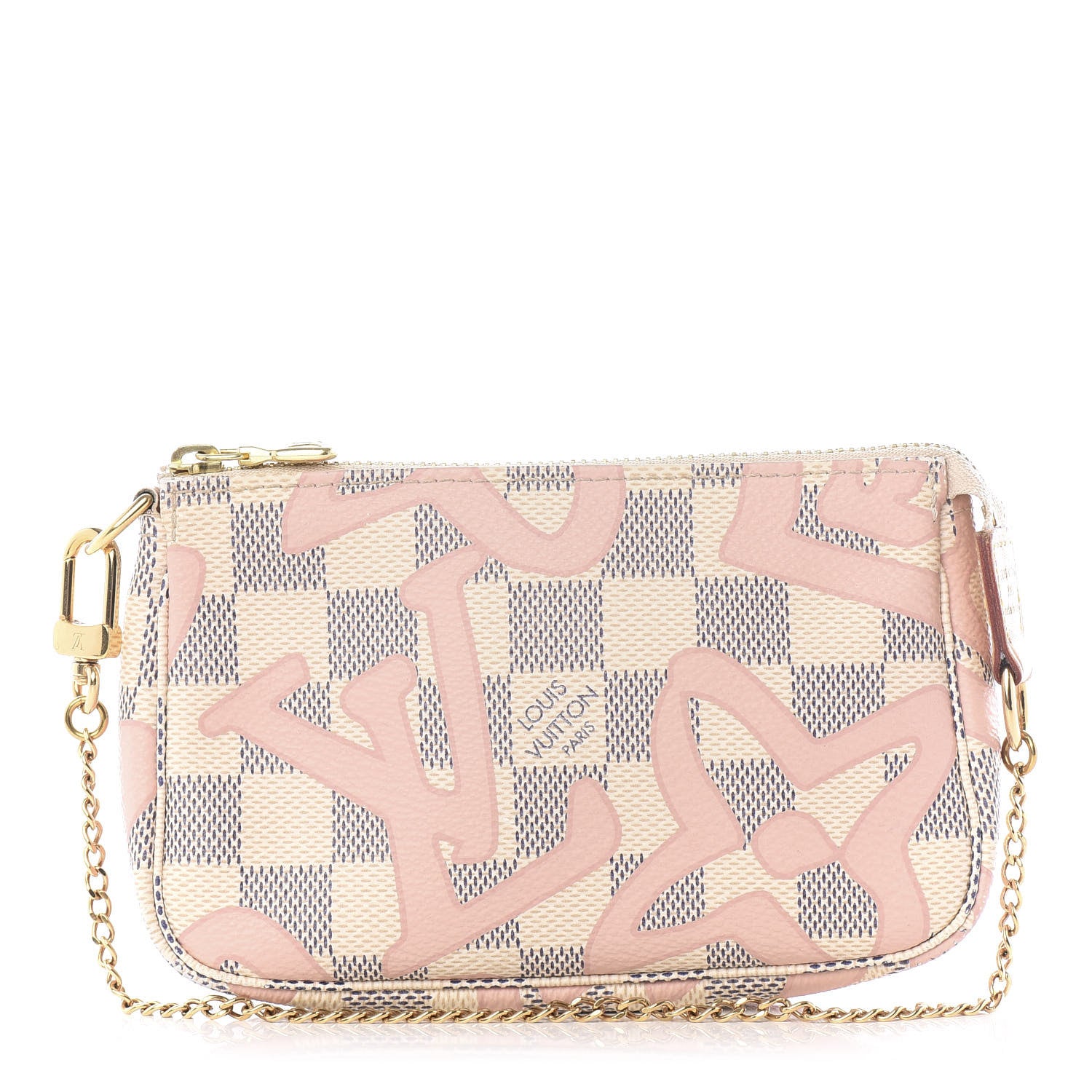 Louis Vuitton Damier Azur Tahitienne Mini Pochette Accessories 1 of 7