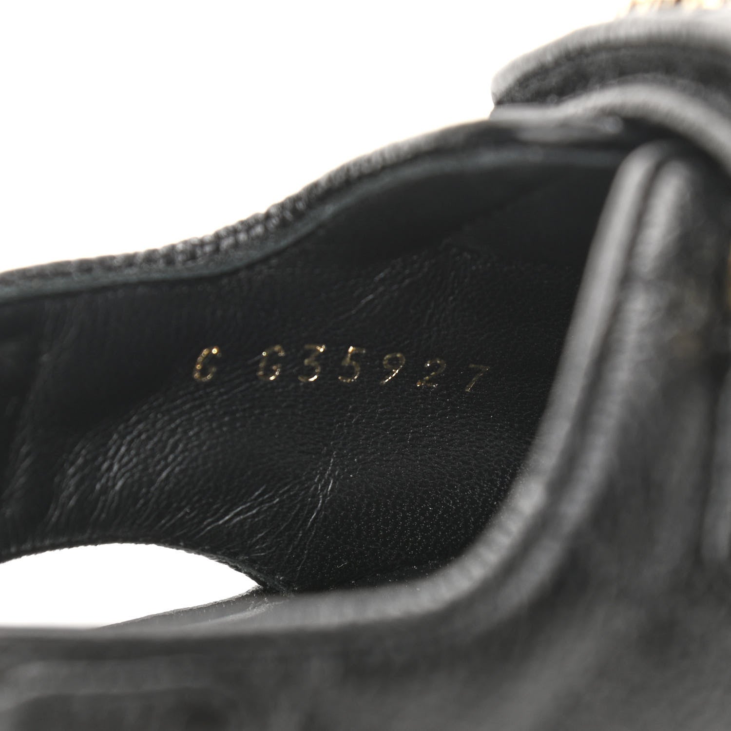 Chanel Grained Calfskin Velcro Dad Sandals 36.5 Black 8 of 11