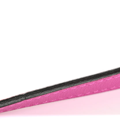 Hermes Swift Epsom 13mm Romance Belt 85 34 Magnolia Rouge Casaque 7 of 9