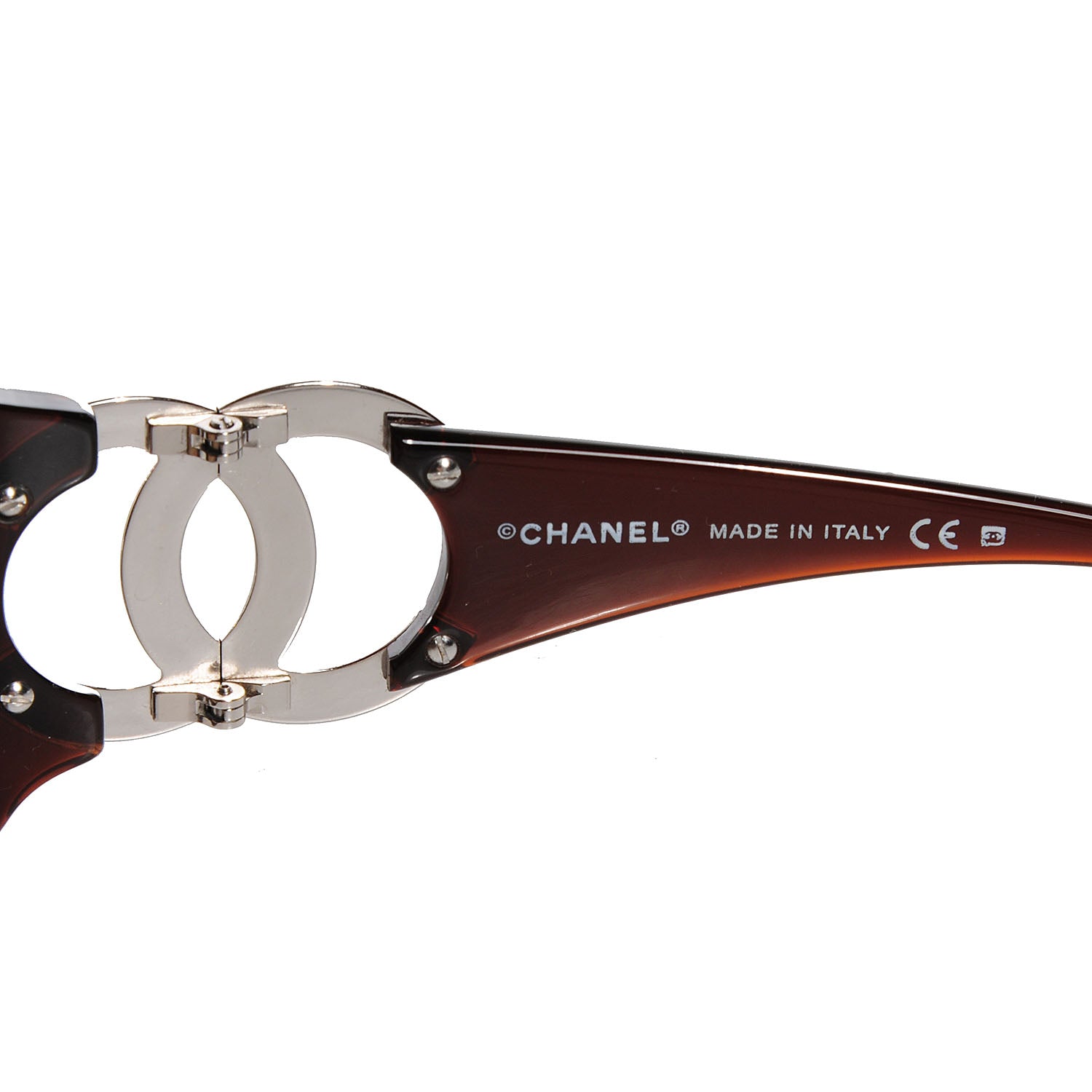 Chanel CC Sunglasses 6014 Brown 4 of 6