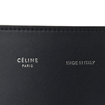 Celine Shiny Smooth Calfskin Small Twisted Cabas Navy Beige 7 of 11