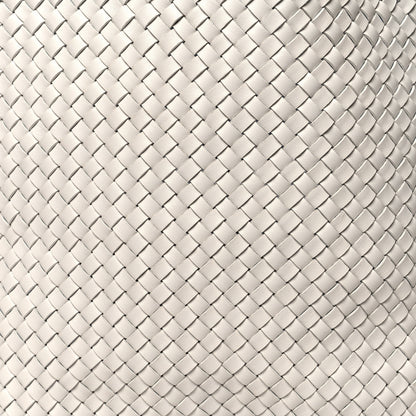 Bottega Veneta Nappa Intrecciato Bicolor Tote Bag Thunder White Silver 9 of 11