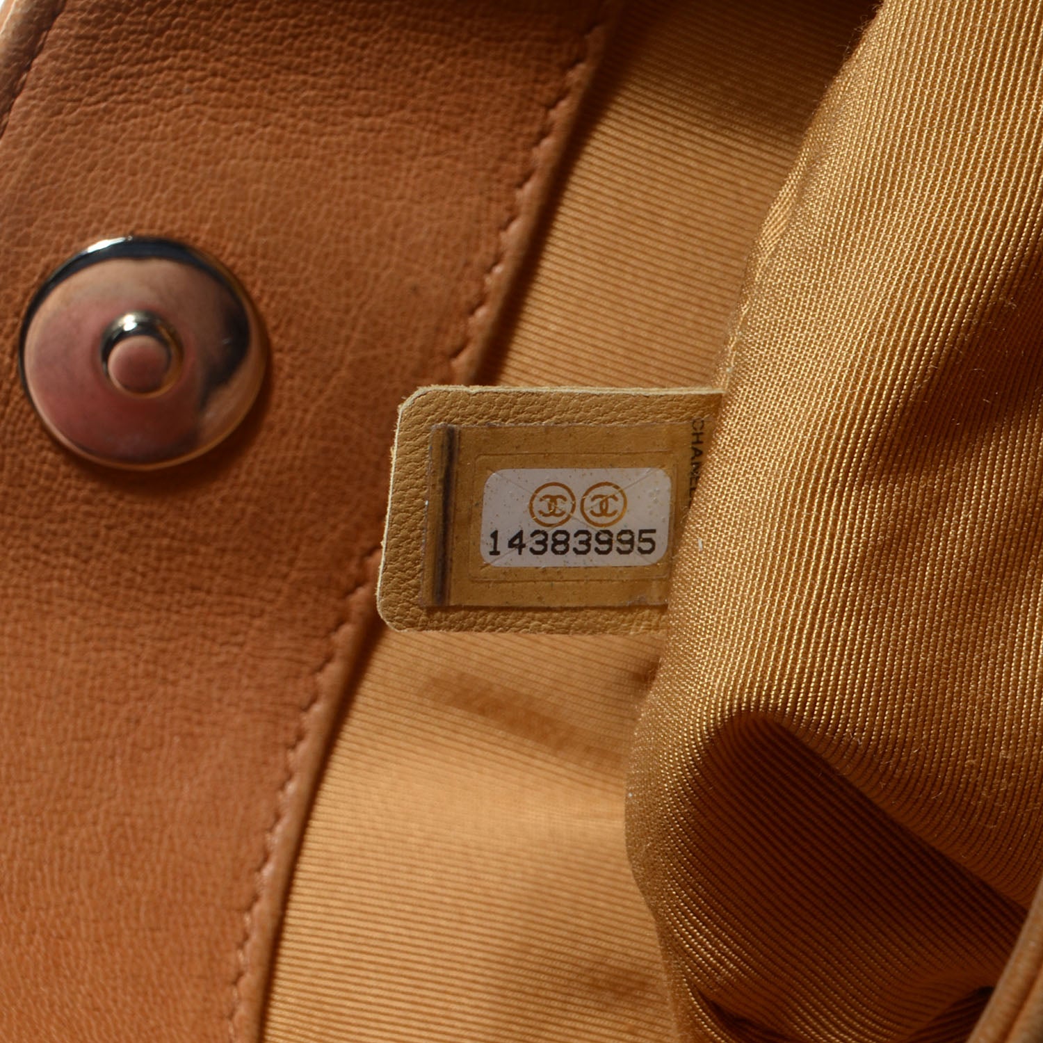 Chanel Washed Lambskin Chain Around Hobo Beige 8 of 8