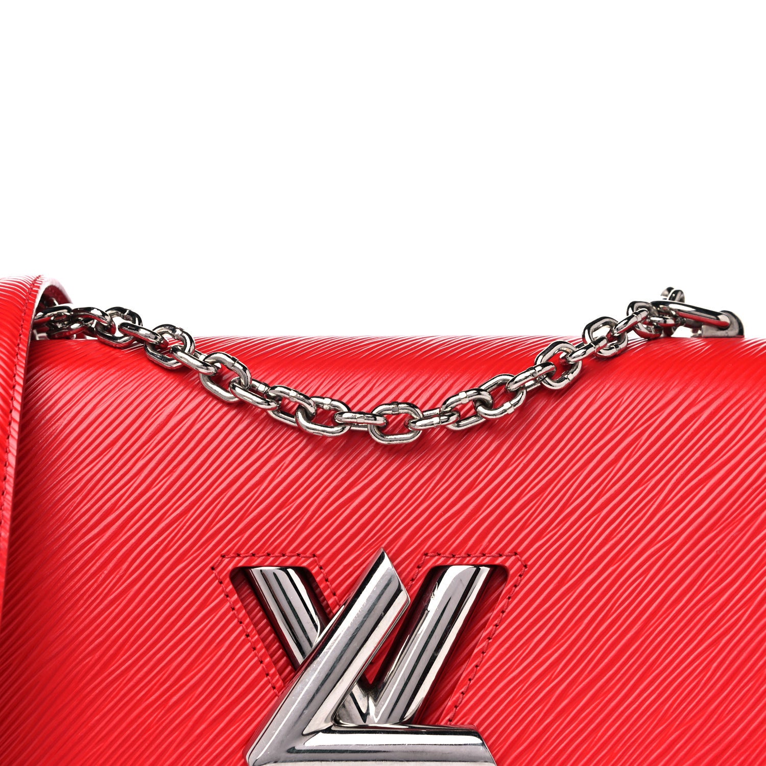 Louis Vuitton Epi Twist Shoulder Bag MM Coquelicot 8 of 14