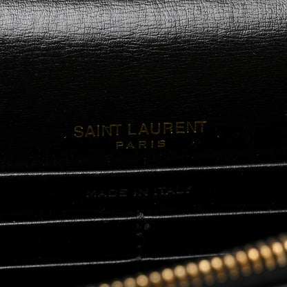 Saint Laurent Calfskin Monogram Sunset Chain Wallet Black 6 of 10