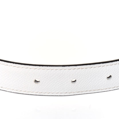 Hermes Swift Epsom 24mm Belt Strap 80 White Etoupe 4 of 7