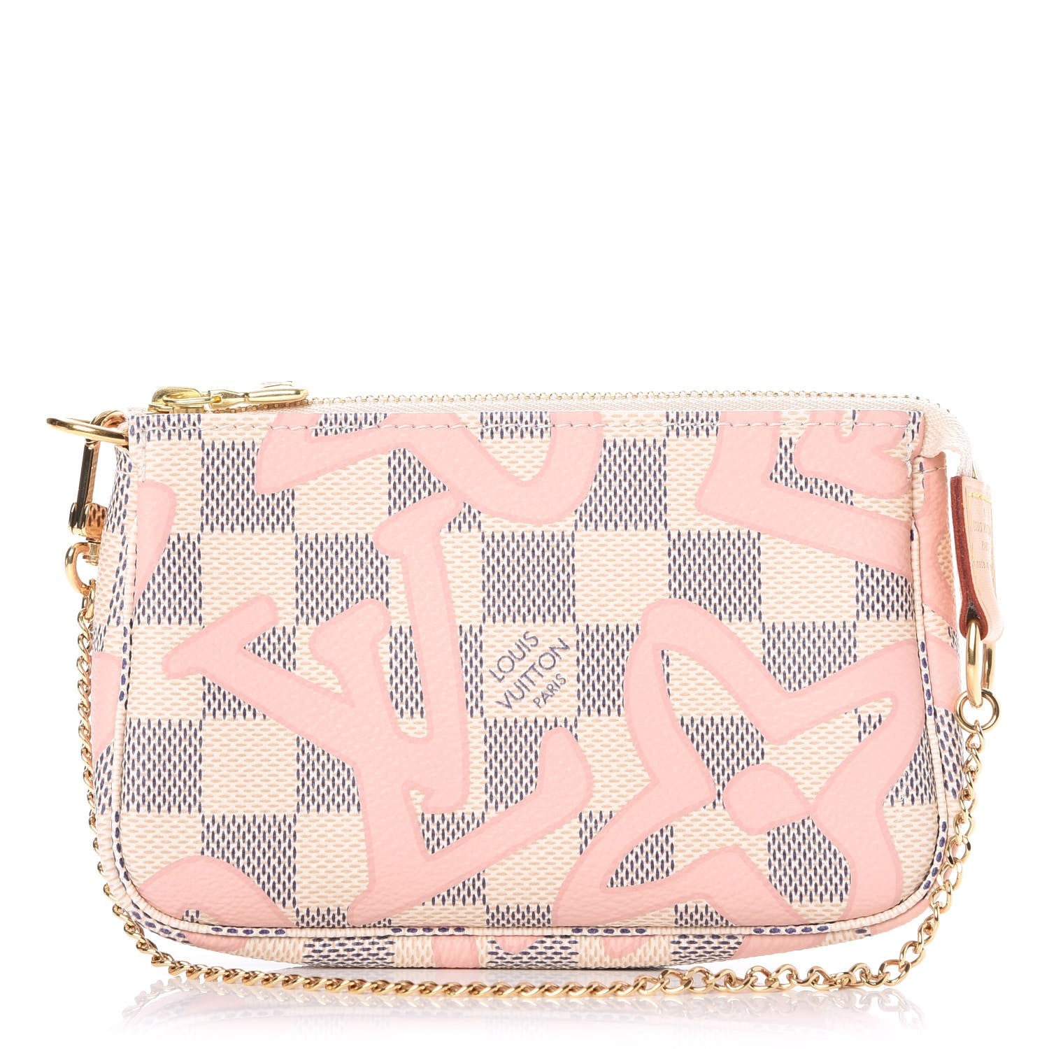 Louis Vuitton Damier Azur Tahitienne Mini Pochette Accessories 1 of 8