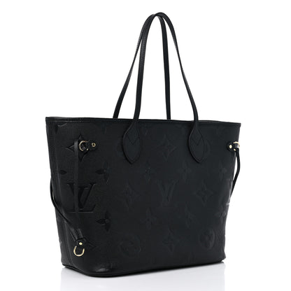 Louis Vuitton Empreinte Monogram Giant Neverfull MM Black 3 of 10