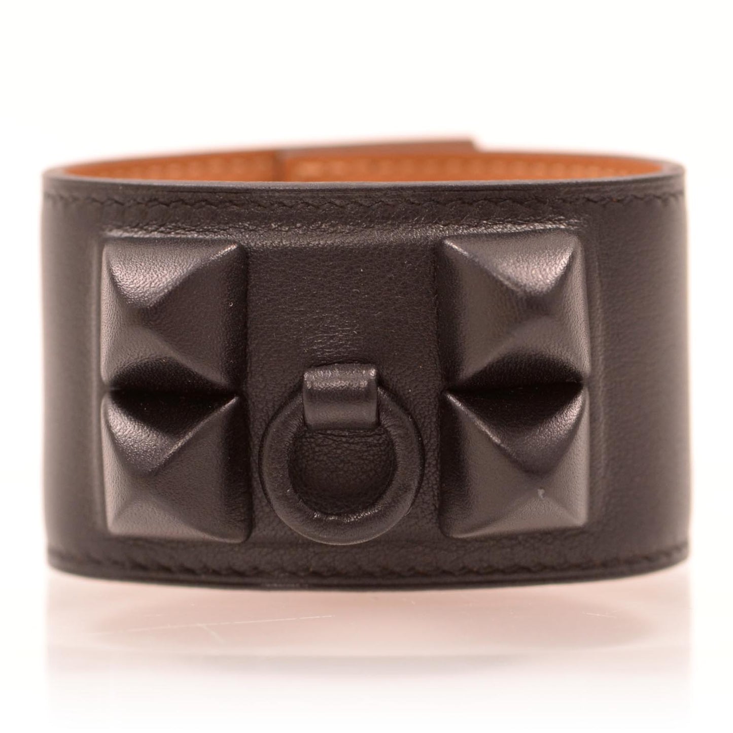 Leather Collier de Chien Shadow Bracelet Black