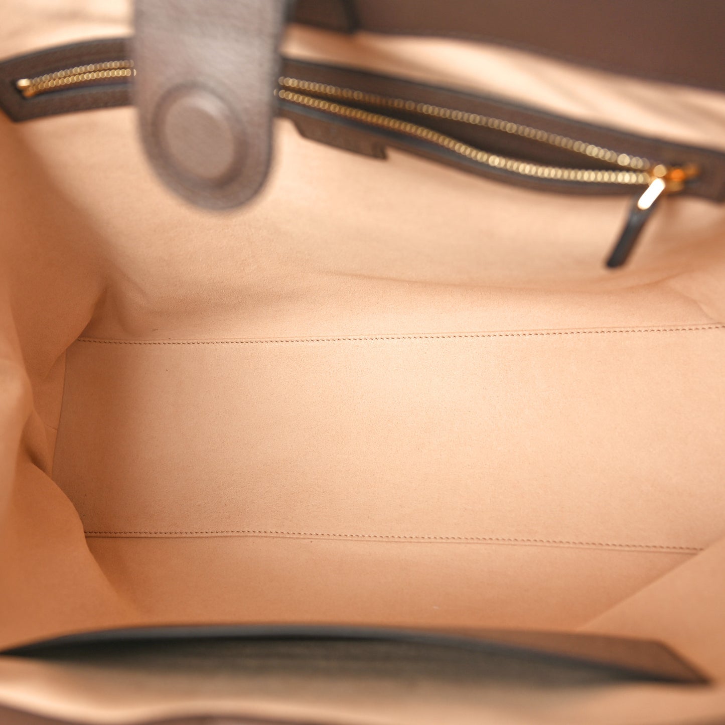 GG Supreme Monogram Medium Ophidia Shopping Tote Brown