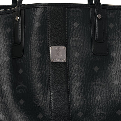MCM Visetos Large Liz Reversible Shopper Tote Black 7 of 19