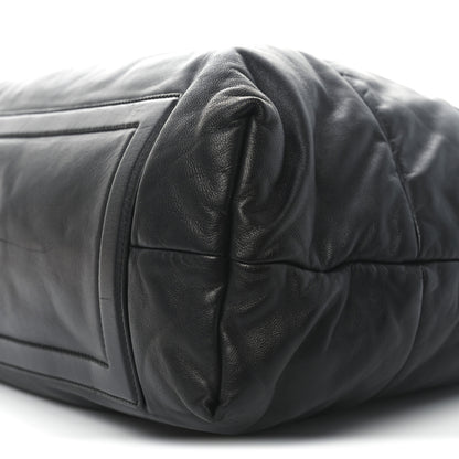 Chanel Lambskin Quilted Medium Coco Cocoon Reversible Tote Black 10 of 10